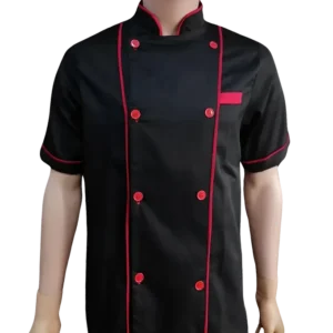 Chemise De Cuisine Noir En Serge