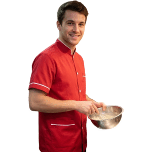 Chemise De Cuisine Rouge Blanc