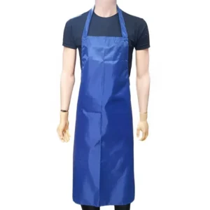 Tablier Devant Bleu Roi En Tissu Impermeable