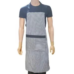 Tablier Devant Rayé En Tissu Serge