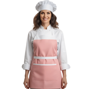 Les Tabliers Devant Rose Blanc