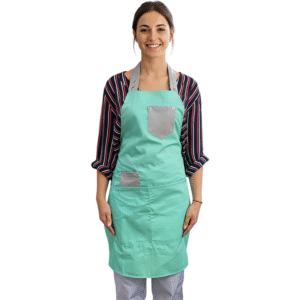 Les Tabliers Devant Vert Gris