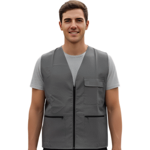 GILET GRIS FONCE 03 POCHES